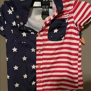 Kids Star and Stripe Button Down Shirt